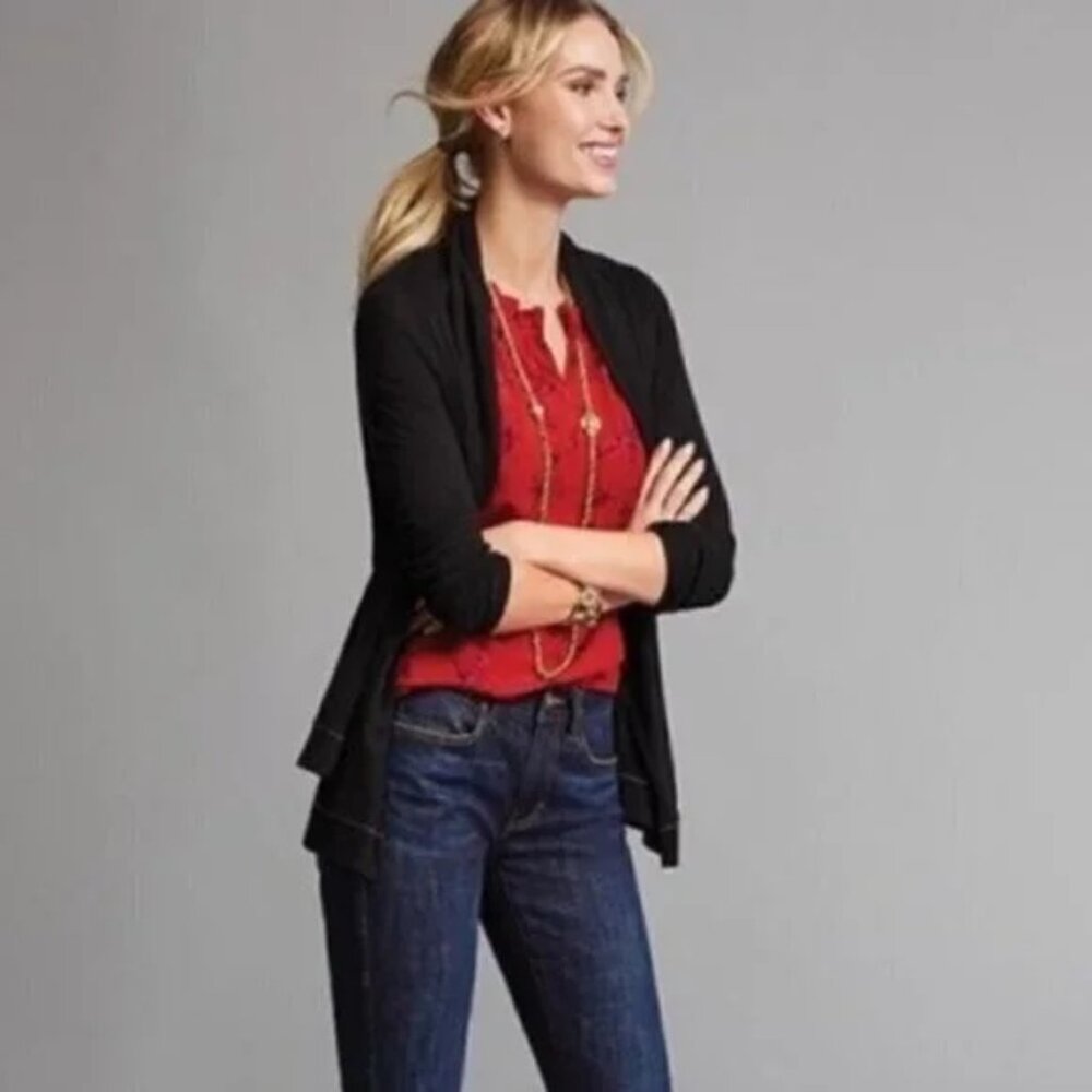 Cabi Winsome Cardigan Black NWOT Medium